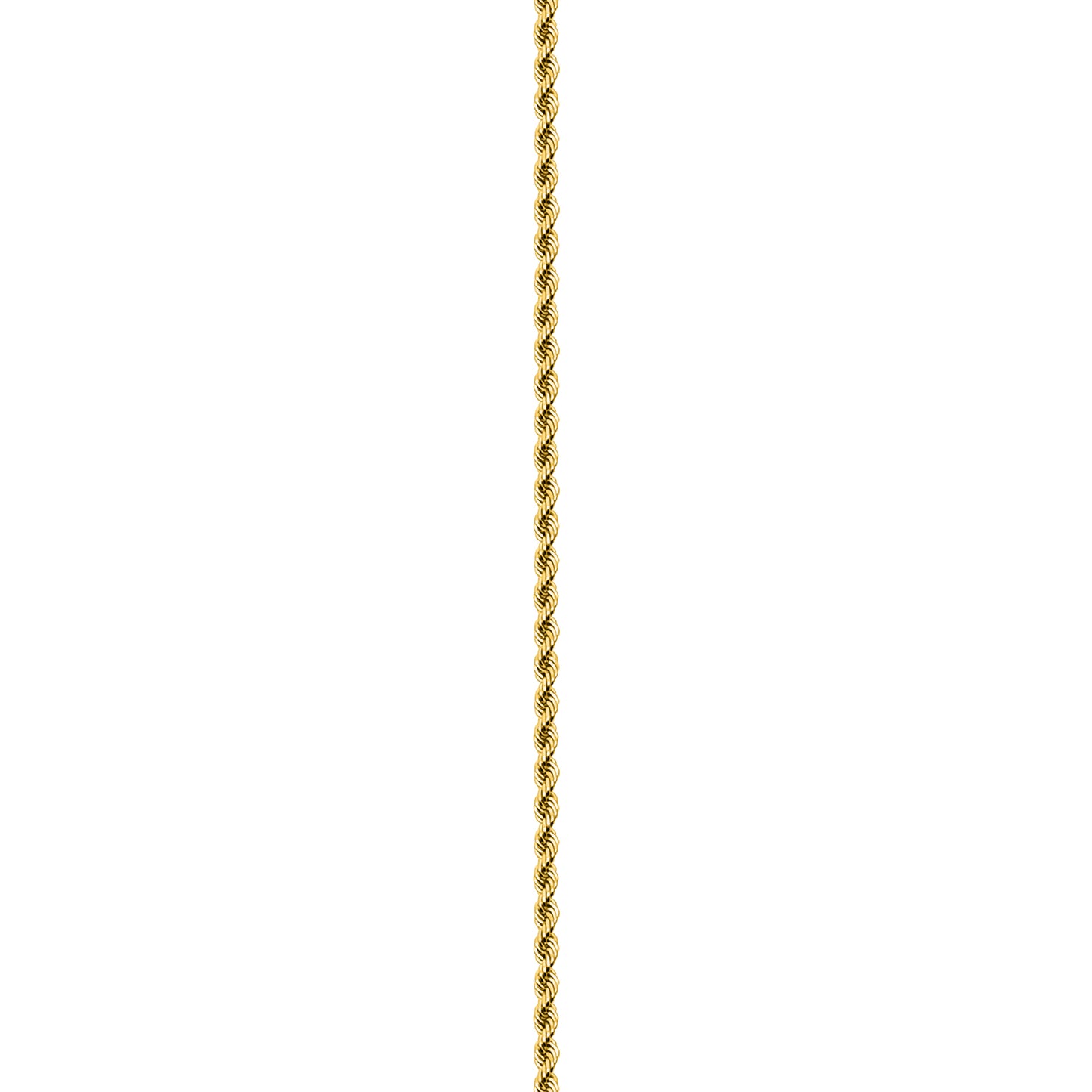 18K Yellow Gold Rope Anklet