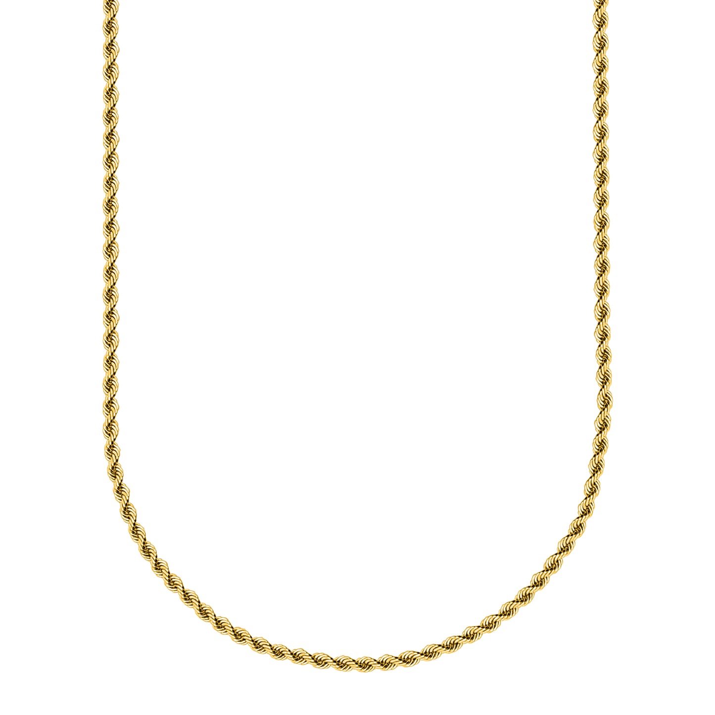 18K Yellow Gold Rope Chain