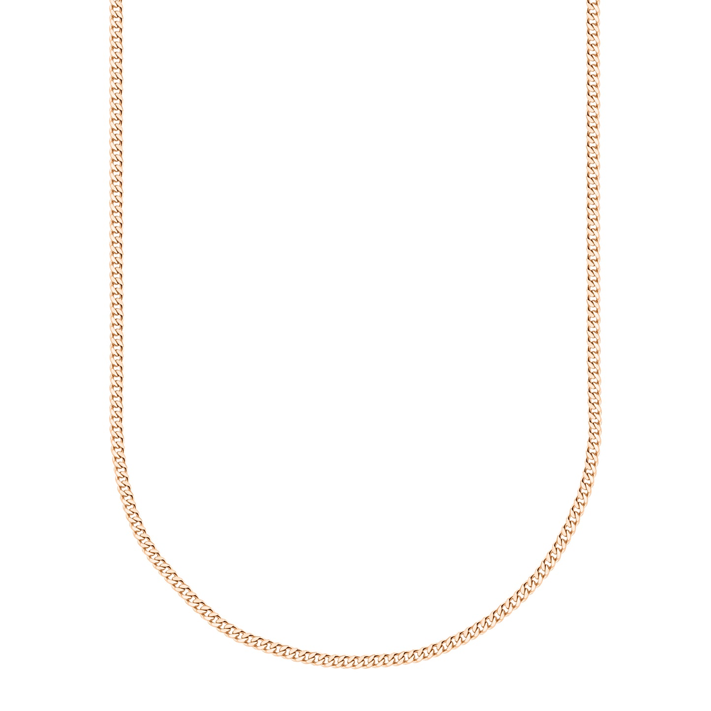 14K Rose Gold Cuban Link