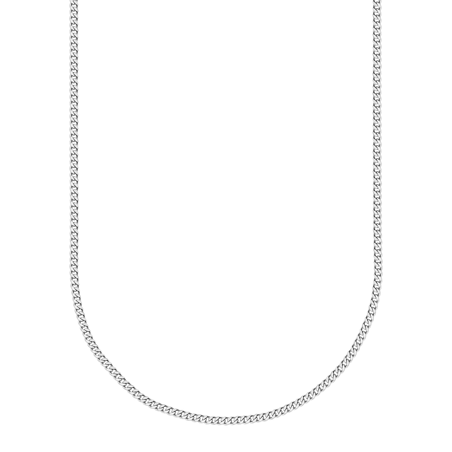 10K White Gold Cuban Link