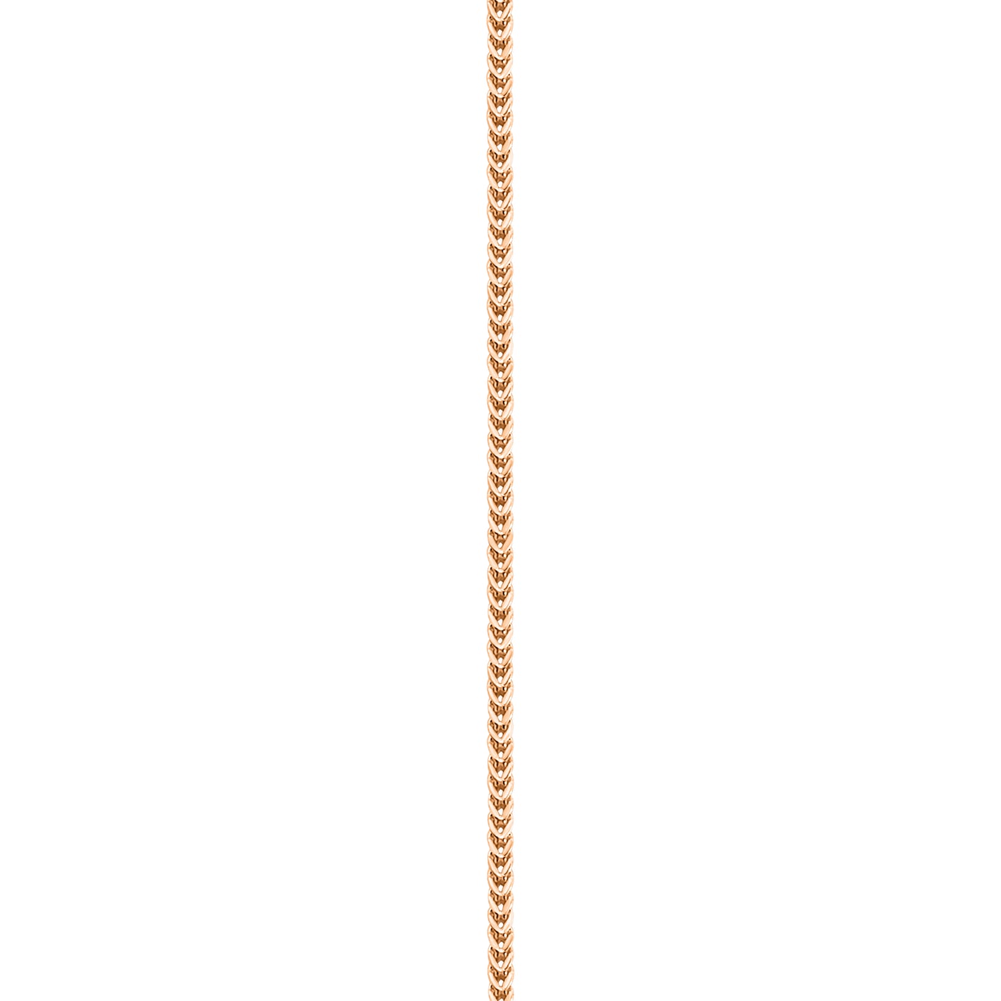 14K Rose Gold Franco Anklet