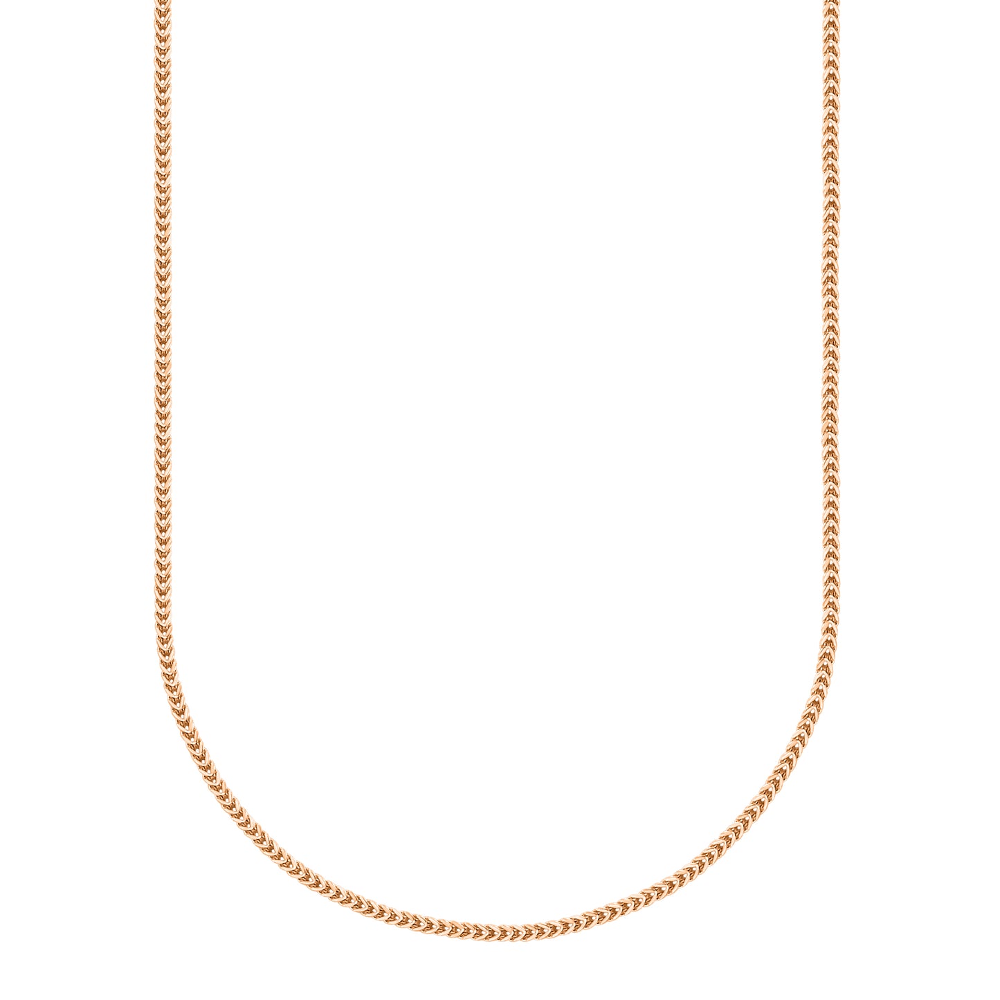 10K Rose Gold Franco Chain