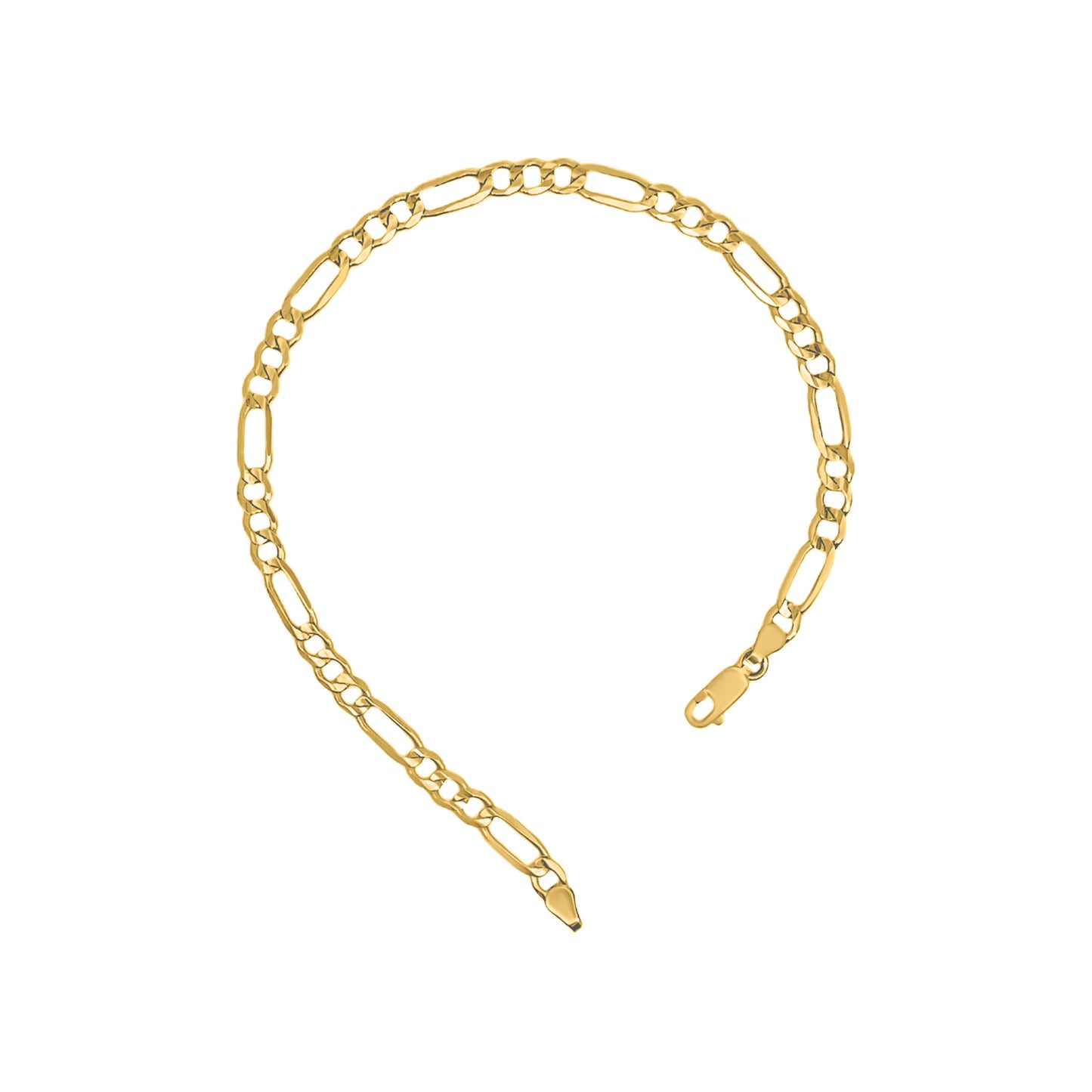 Figaro Gold Anklet