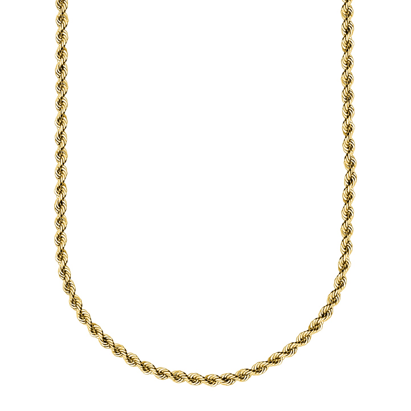 18K Yellow Gold Rope Chain