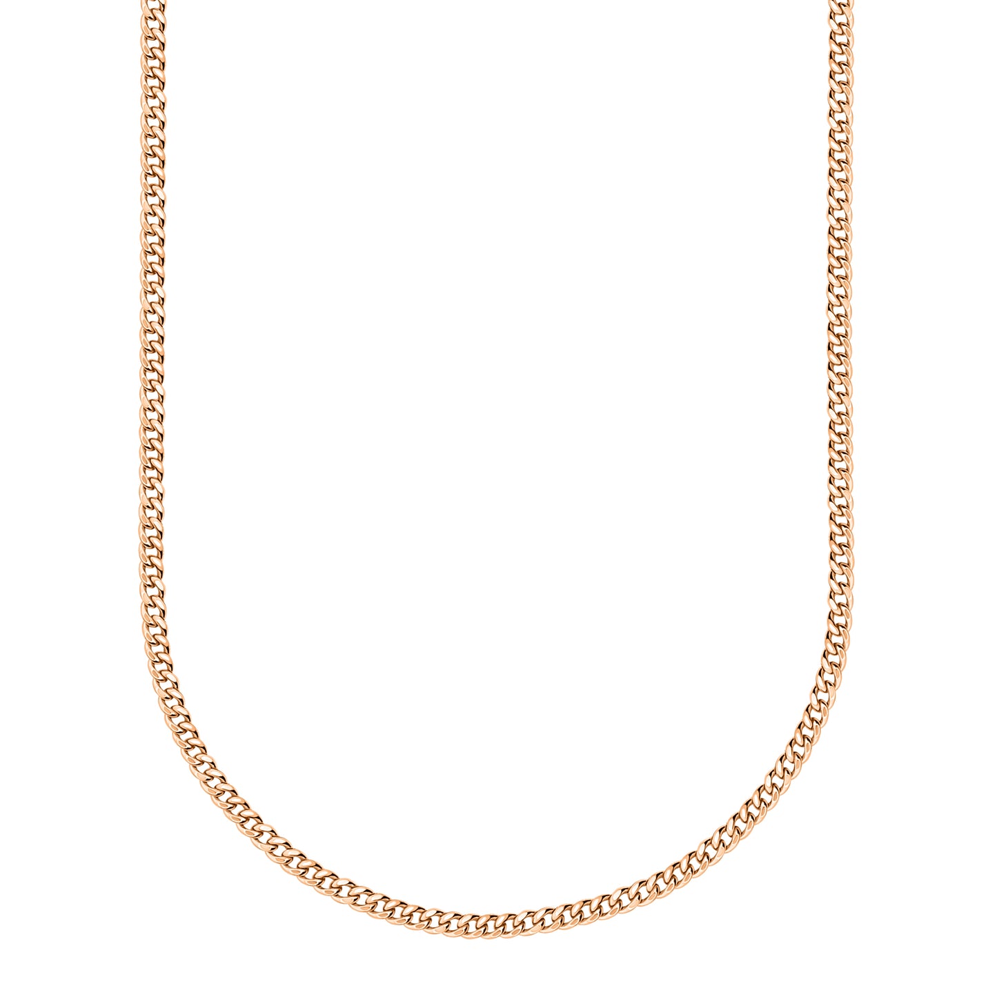 14K Rose Gold Cuban Link