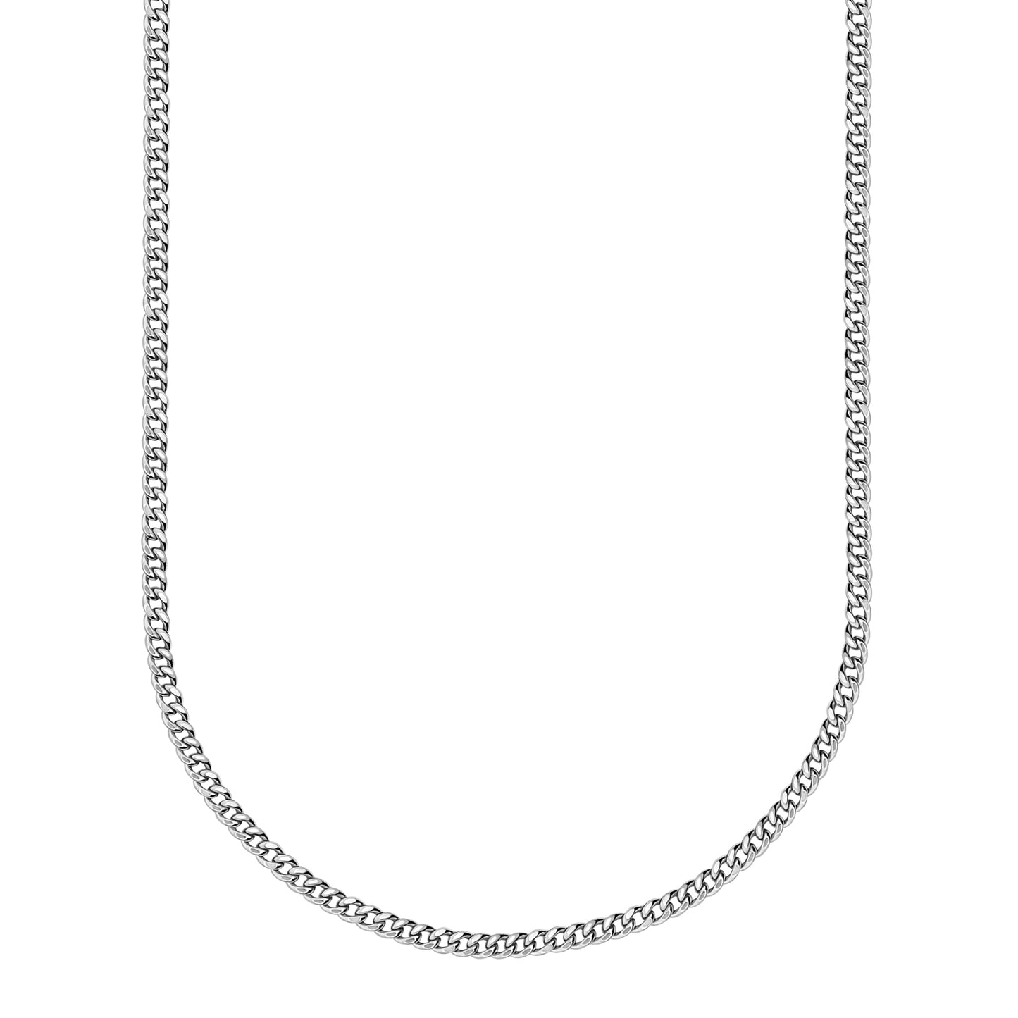 10K White Gold Cuban Link