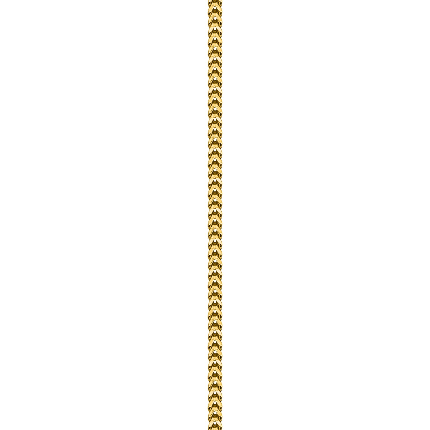 10K Yellow Gold Franco Anklet