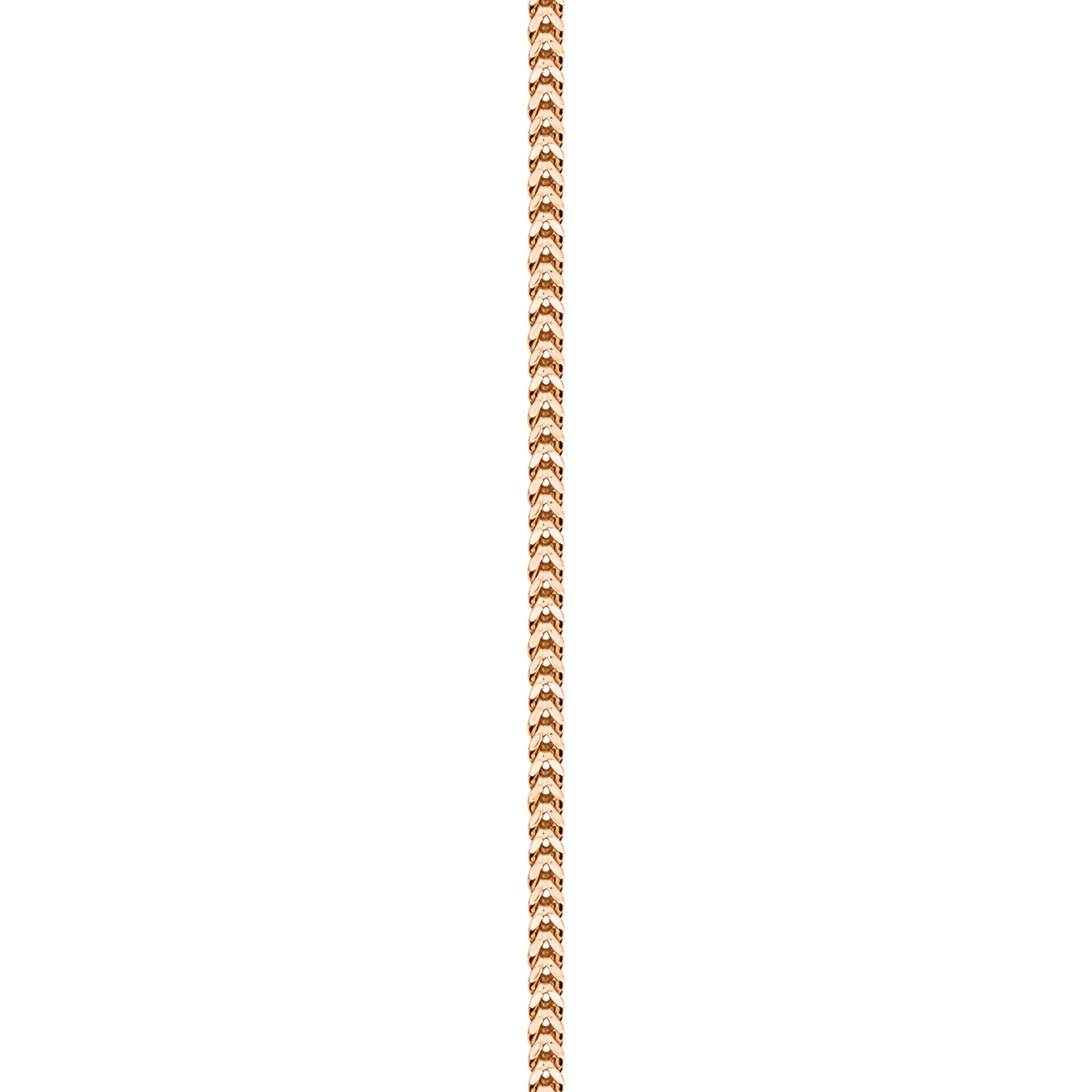14K Rose Gold Franco Anklet