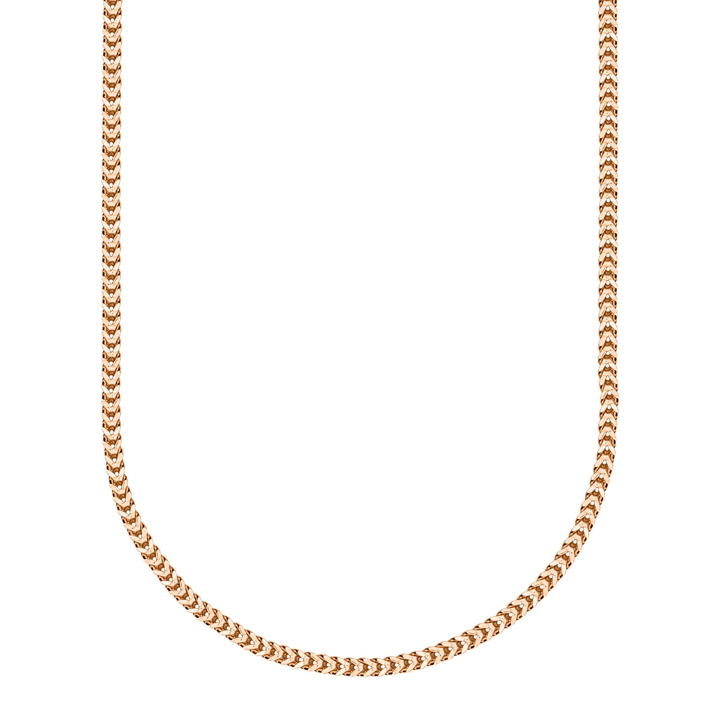 10K Rose Gold Franco Chain