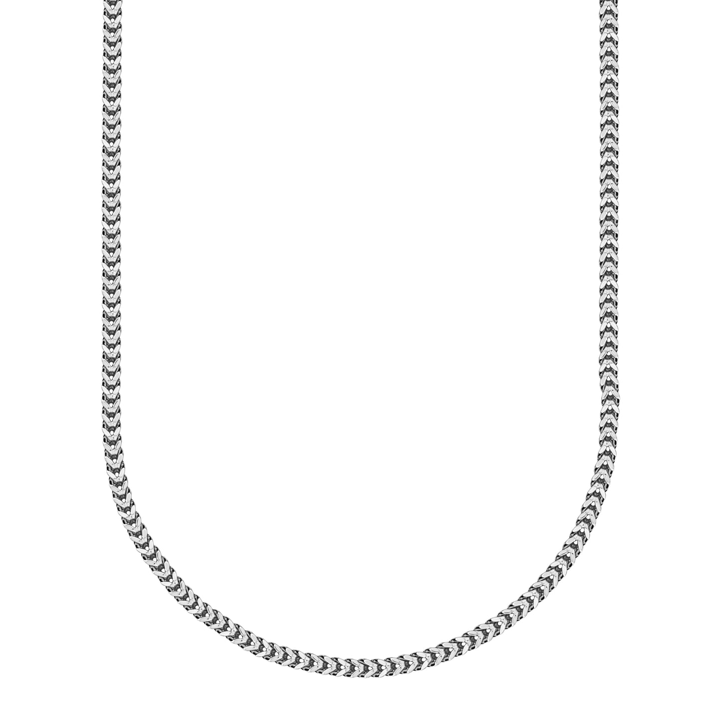 10K White Gold Franco Chain