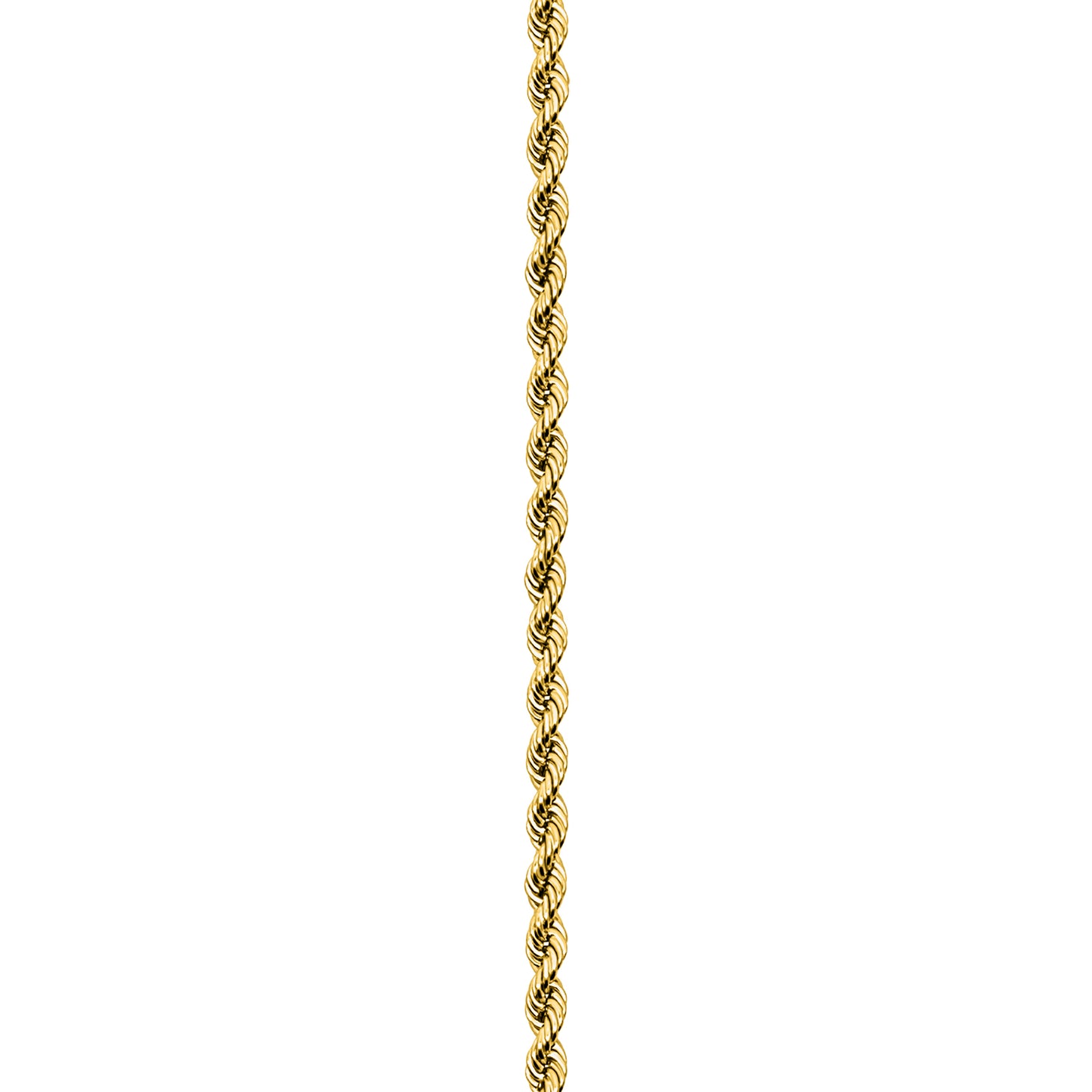 18K Yellow Gold Rope Anklet