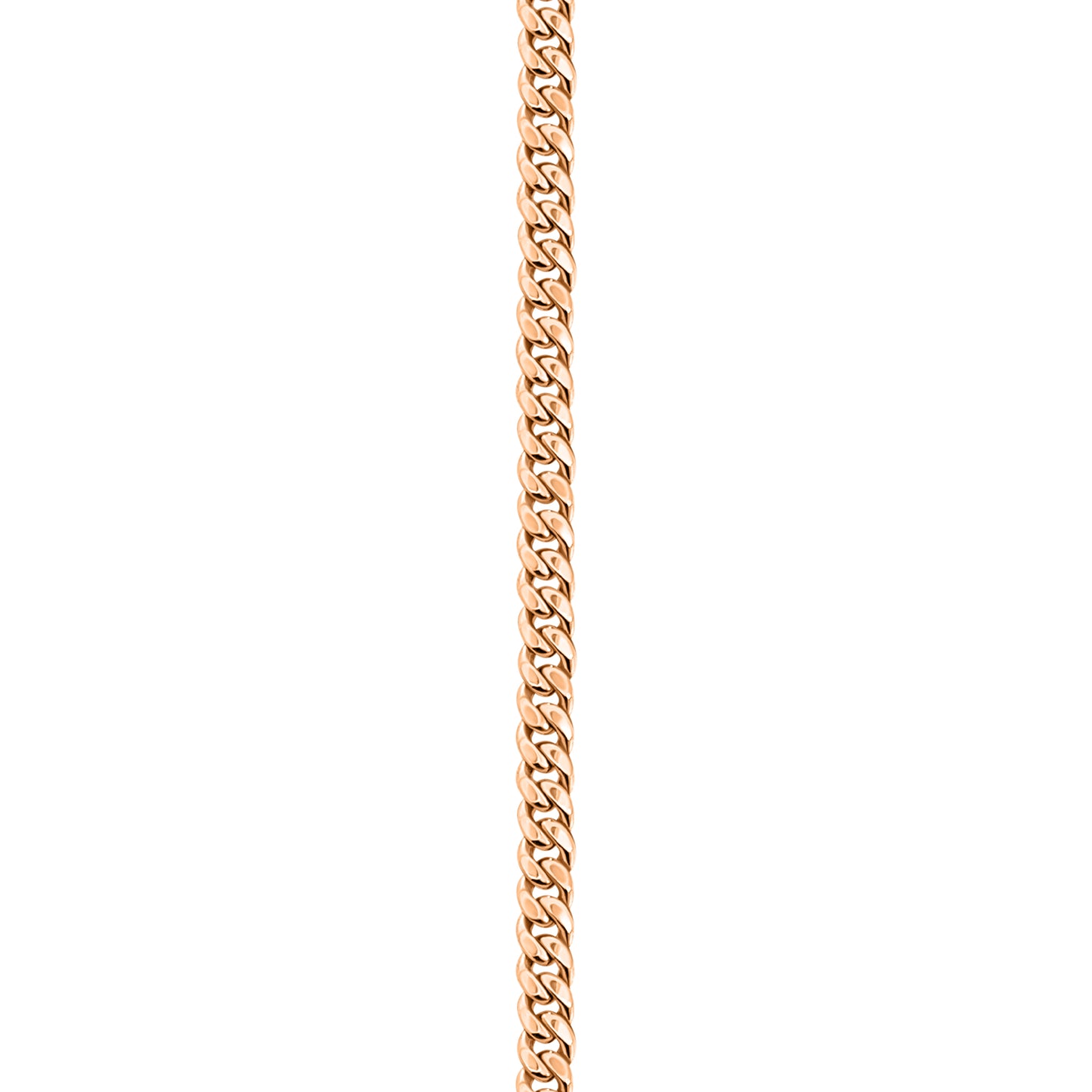 14K Rose Gold Cuban Anklet