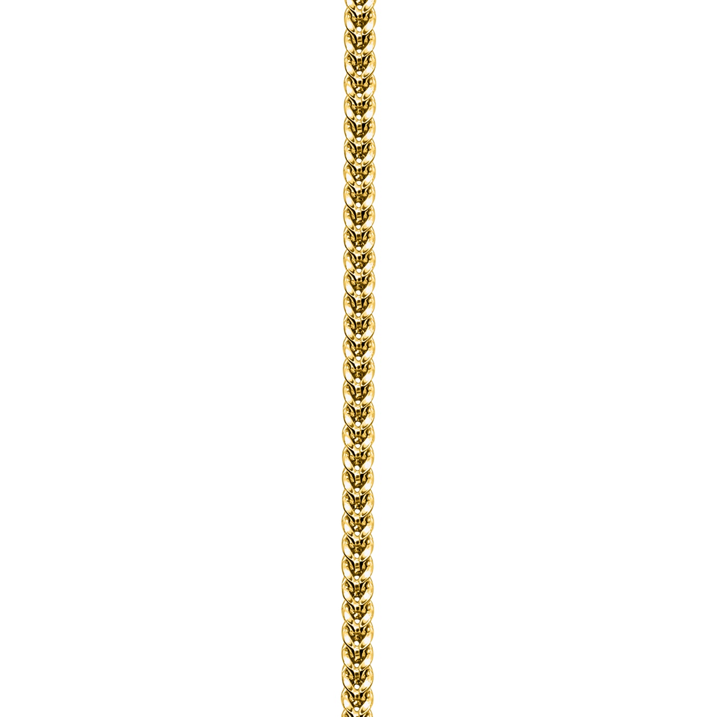 10K Yellow Gold Franco Anklet