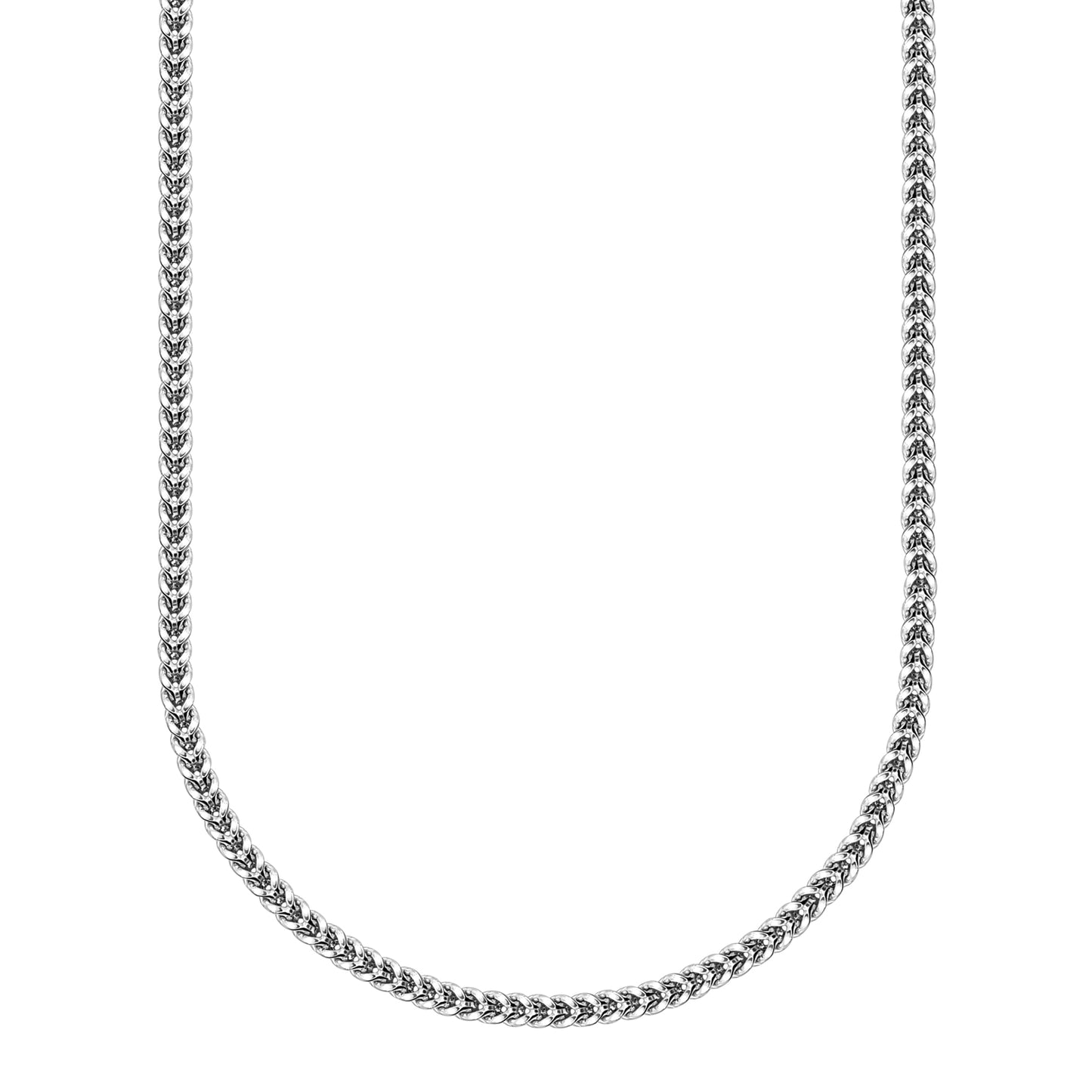 10K White Gold Franco Chain