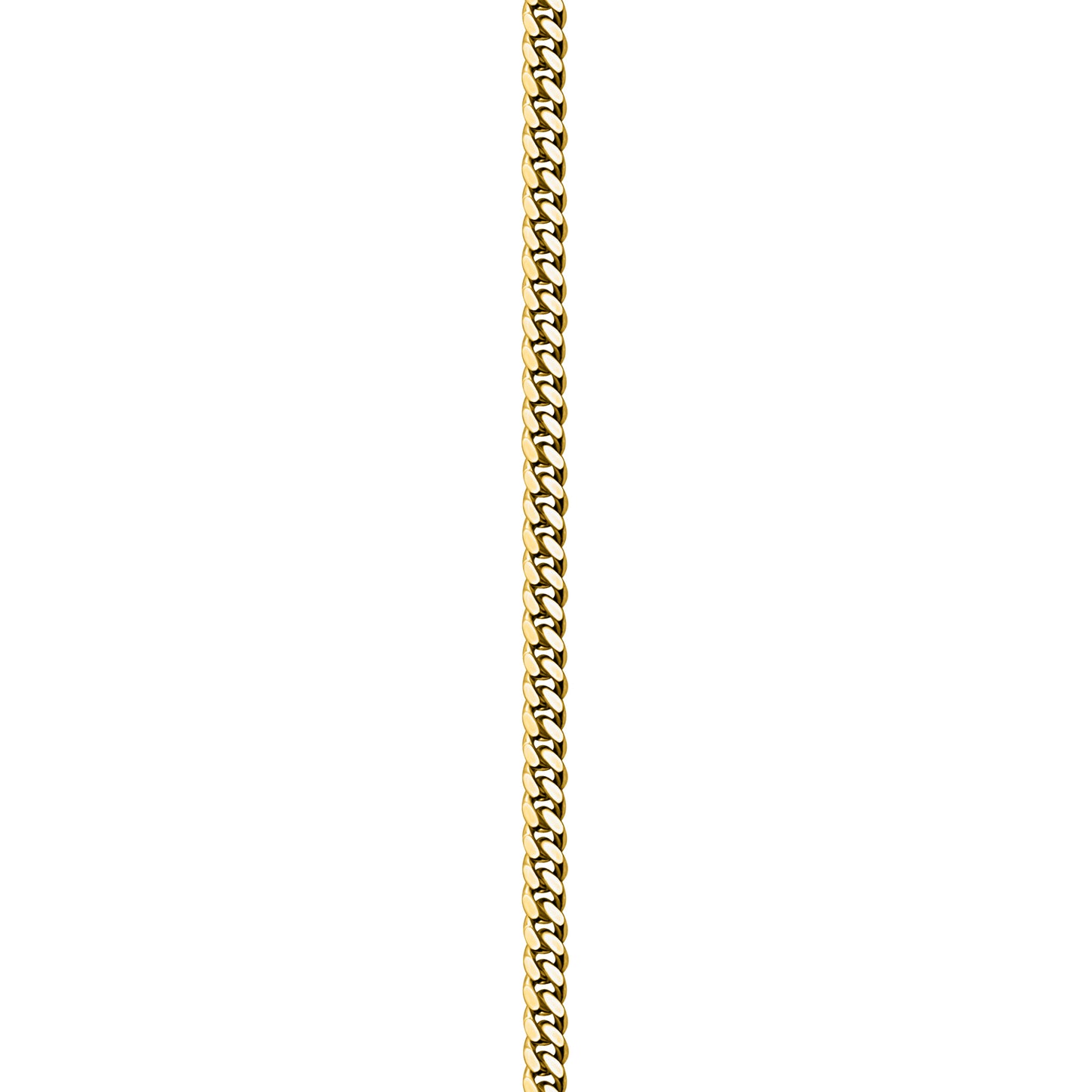 Gold Finished 925 Silver Handmade Cuban Link Bracelet