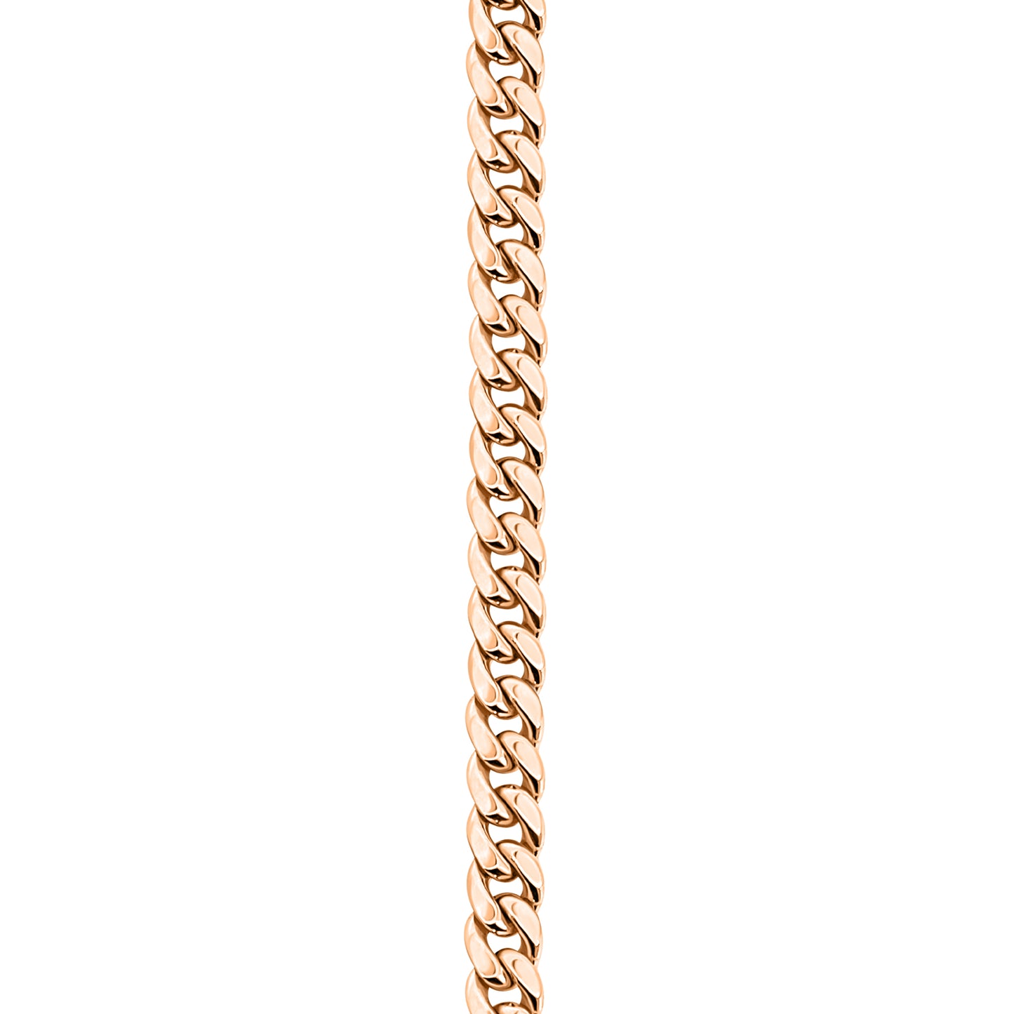 14K Rose Gold Cuban Anklet