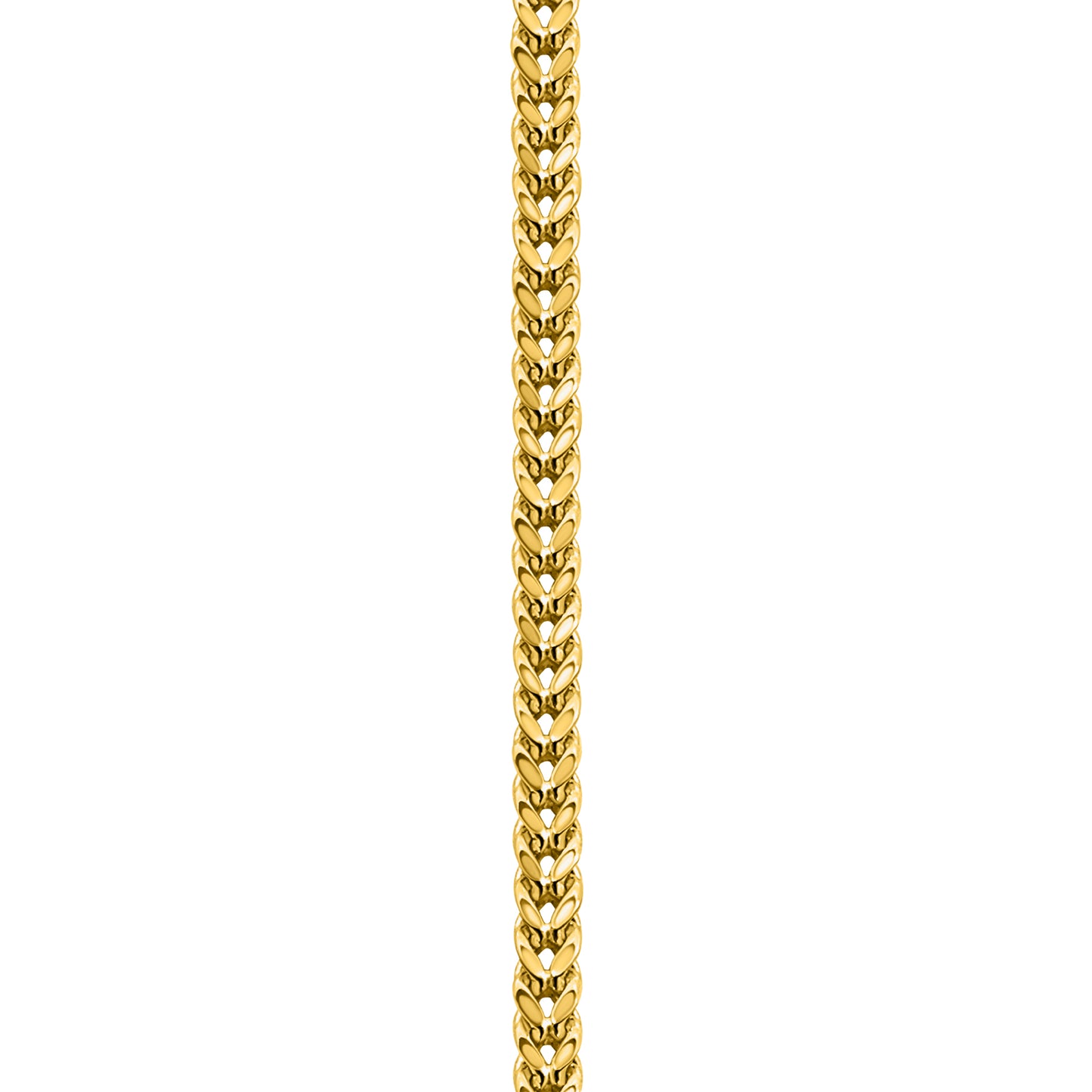 10K Yellow Gold Franco Anklet