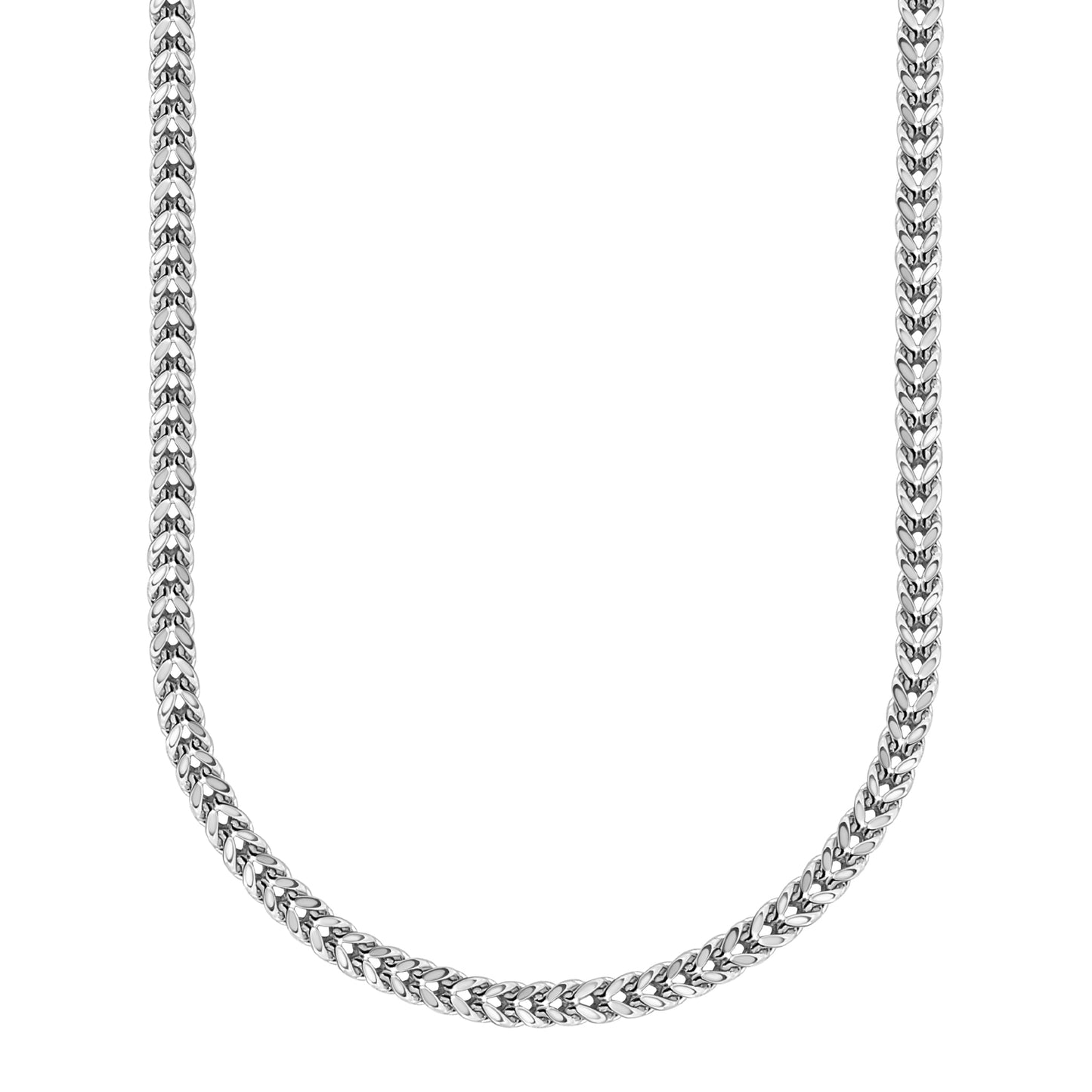 10K White Gold Franco Chain