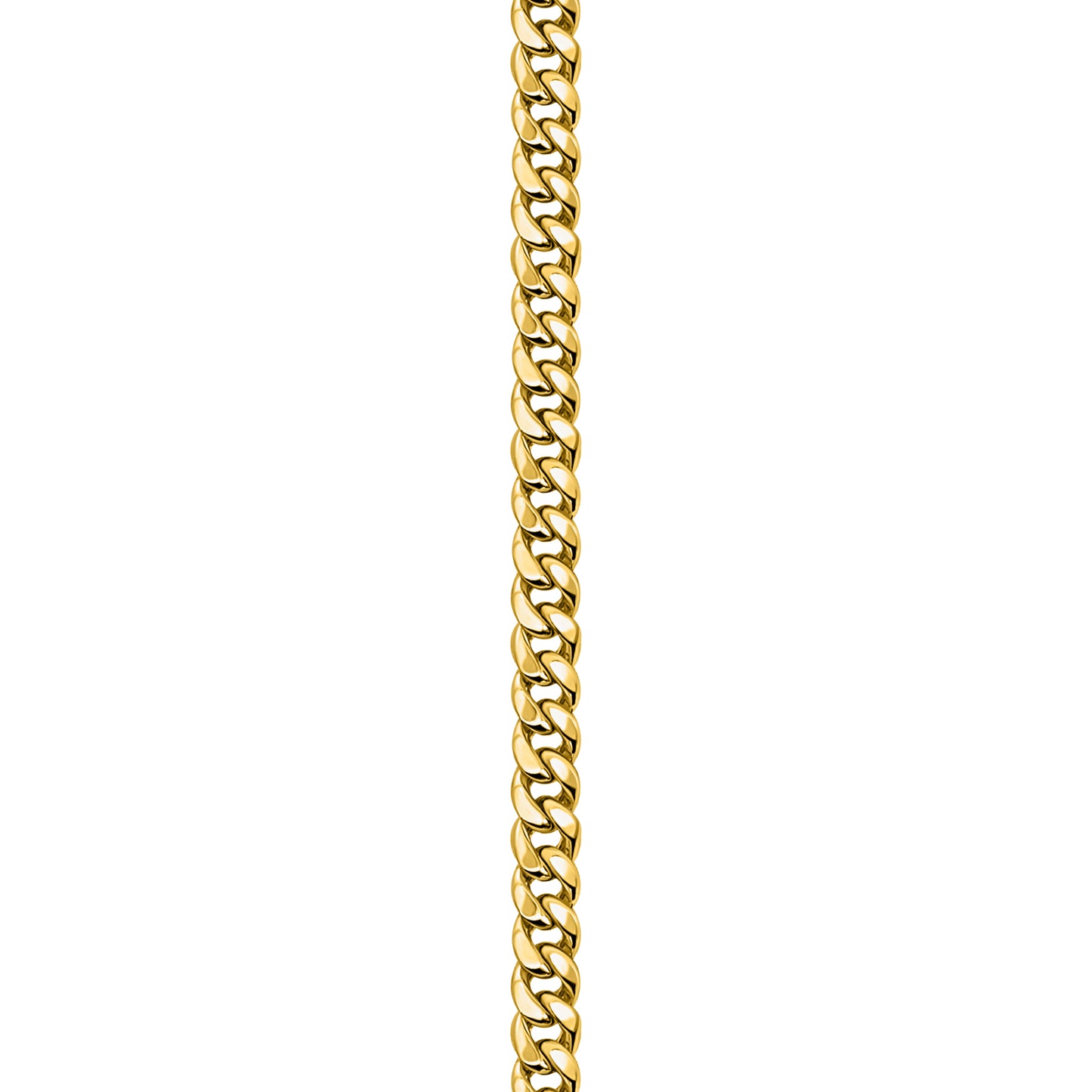 10K Yellow Gold Cuban Anklet