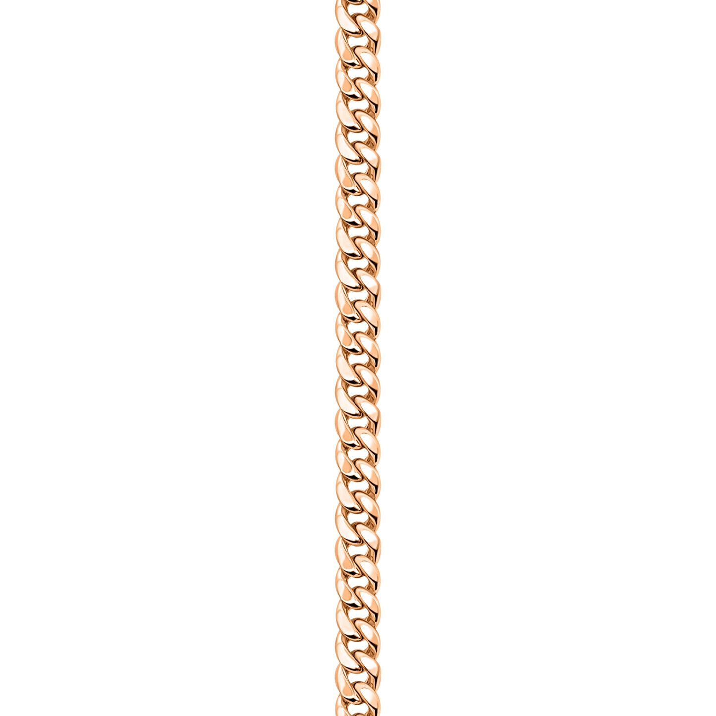 14K Rose Gold Cuban Anklet