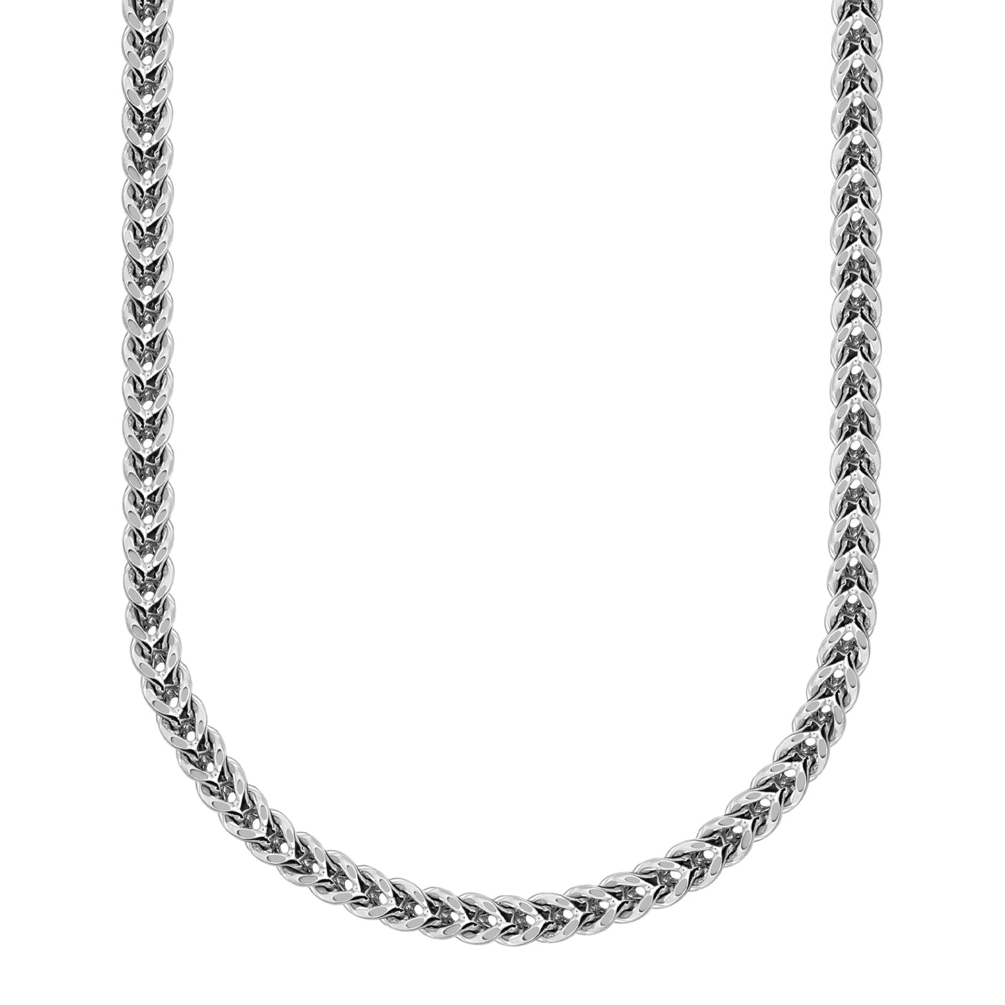 10K White Gold Franco Chain