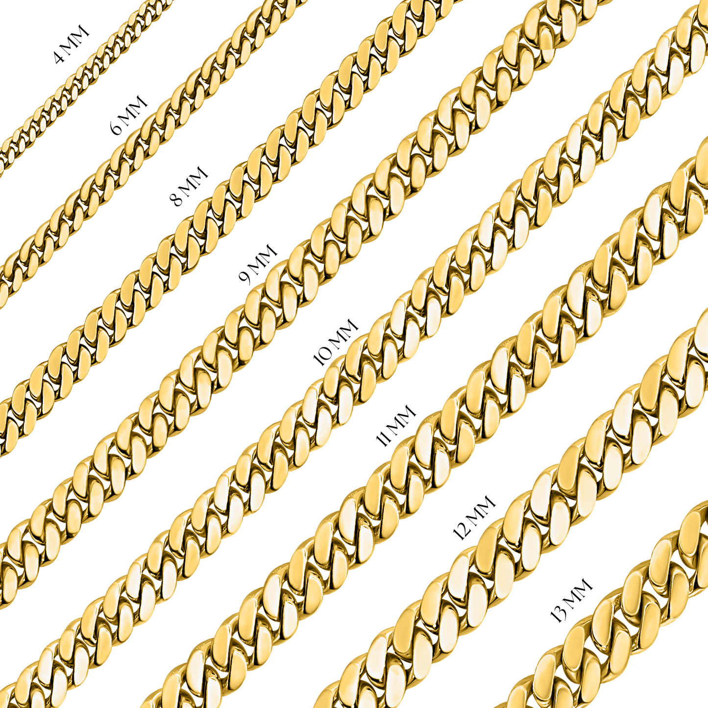 Gold Finished 925 Silver Handmade Cuban Link Bracelet
