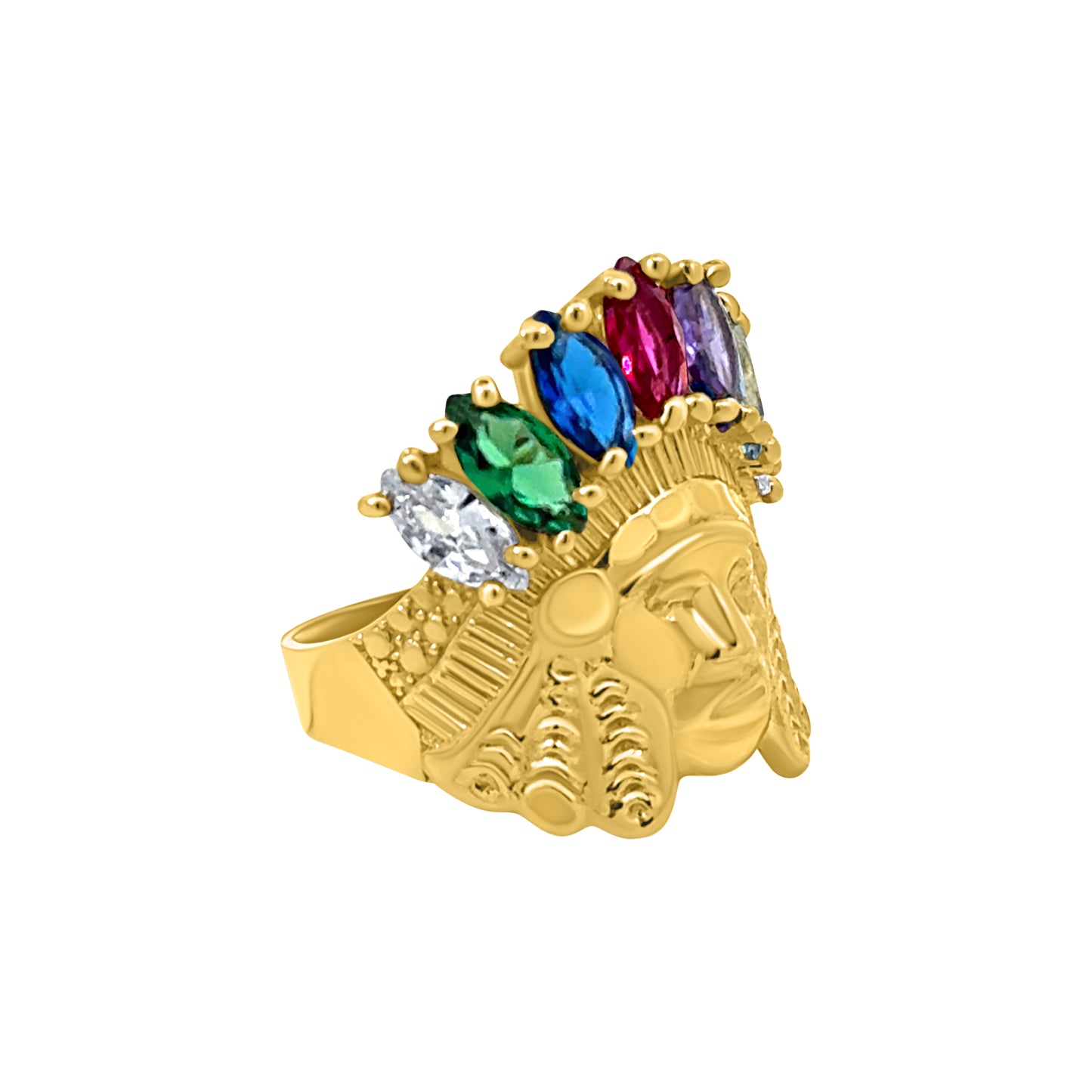 Multicolor Chief Headdress Ring