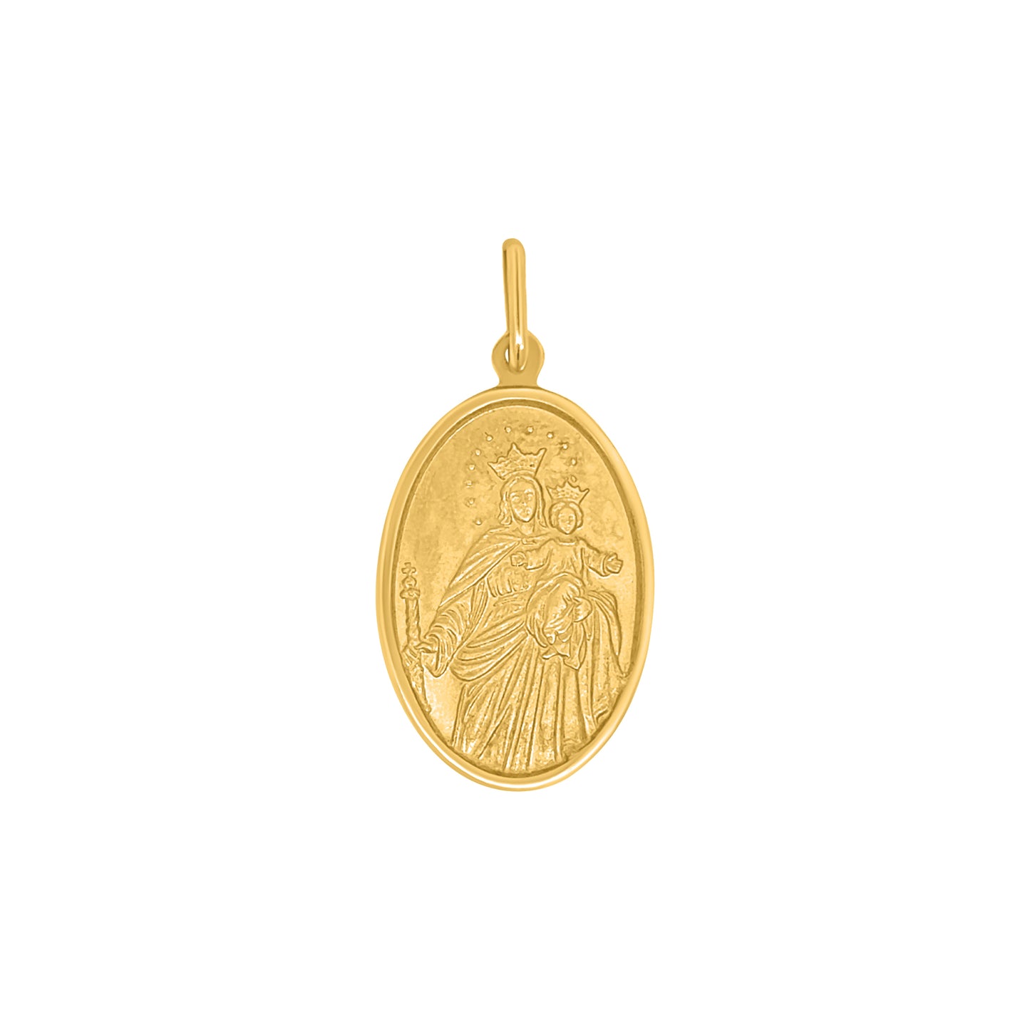 Our Lady of Grace Oval Pendant