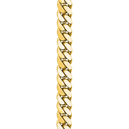 Gold Finished 925 Silver Handmade Cuban Link Bracelet