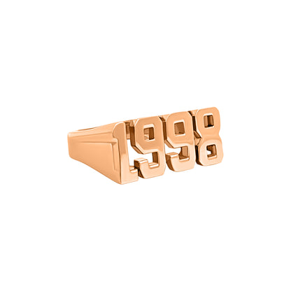 Rose Gold Year Ring