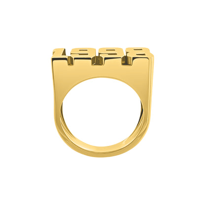 Yellow Gold Year Ring