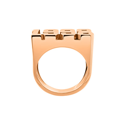 Rose Gold Year Ring