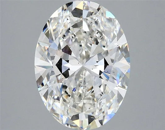 2.96ct Oval Lab Grown Diamond (Colour G, Clarity SI1, IGI Certified)