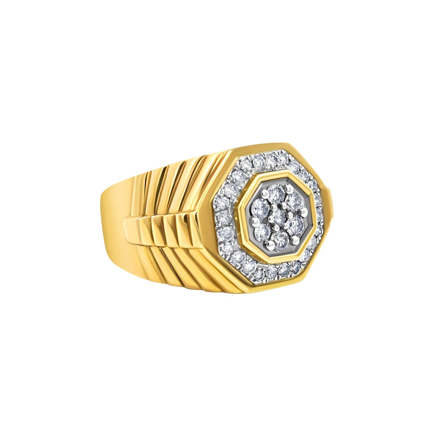 Octagon Diamond RIng