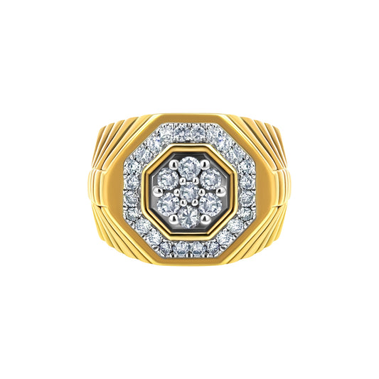 Octagon Diamond RIng