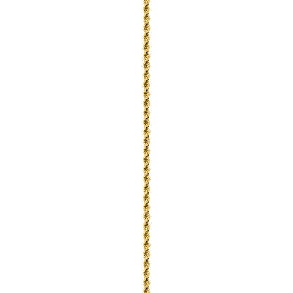 18K Yellow Gold Rope Anklet