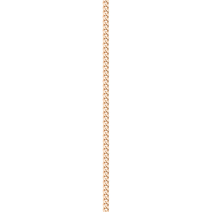 14K Rose Gold Cuban Anklet