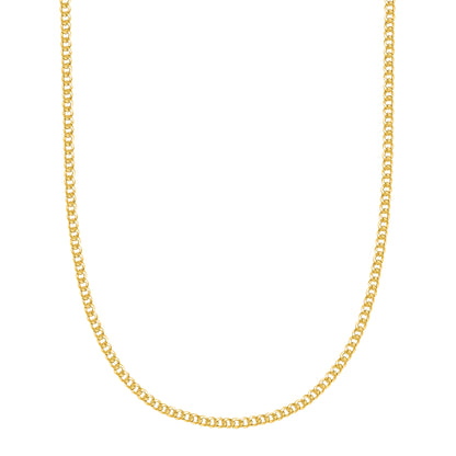 14K Yellow Gold Curb Link Chain