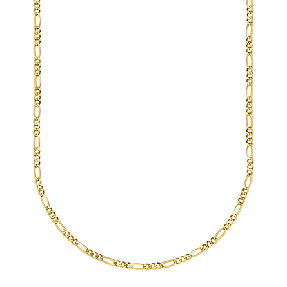 14K Yellow Gold Figaro Link Chain