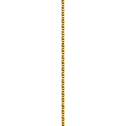 10K Yellow Gold Franco Anklet