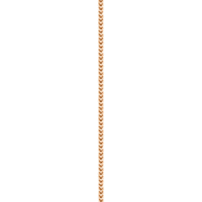 14K Rose Gold Franco Anklet
