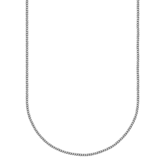 14K White Gold Franco Chain