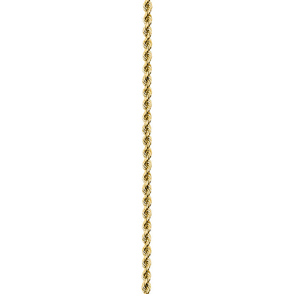 18K Yellow Gold Rope Anklet