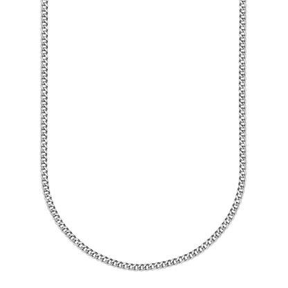14K White Gold Cuban Link