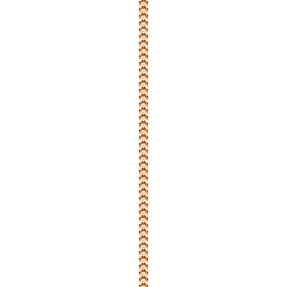14K Rose Gold Franco Anklet