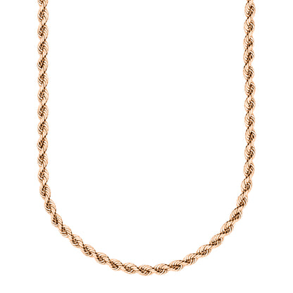 10K Rose Gold Rope Chain