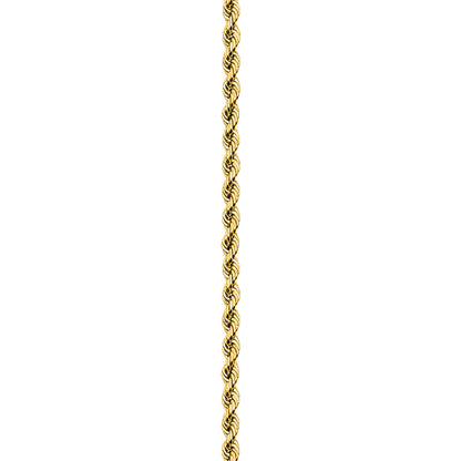 18K Yellow Gold Rope Anklet