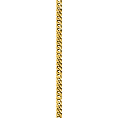 10K Yellow Gold Cuban Anklet