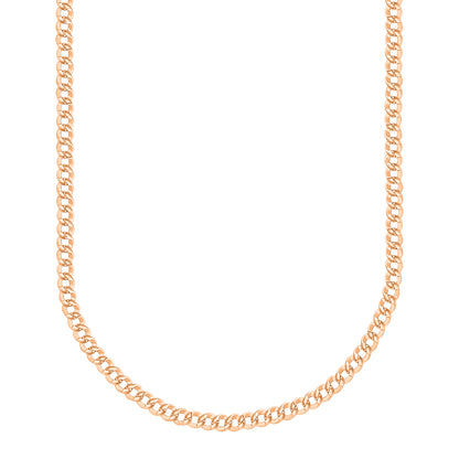 18K Rose Gold Curb Link Chain