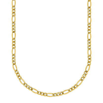 14K Yellow Gold Figaro Link Chain